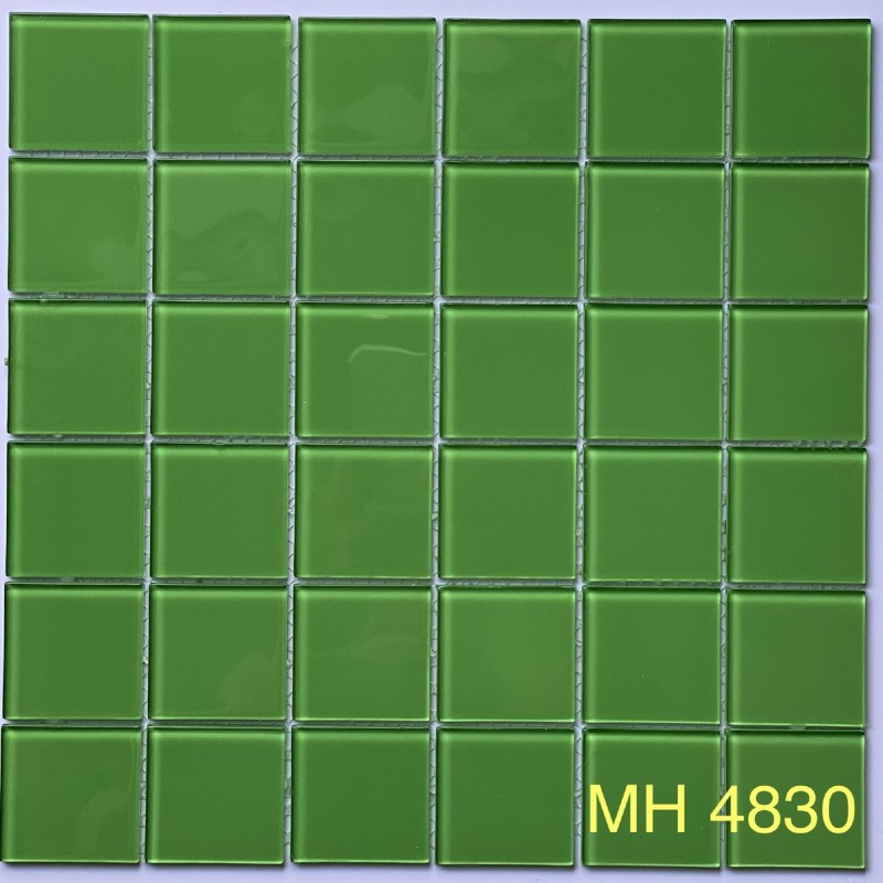 GẠCH MOSAIC THUỶ TINH MẦU XANH LÁ