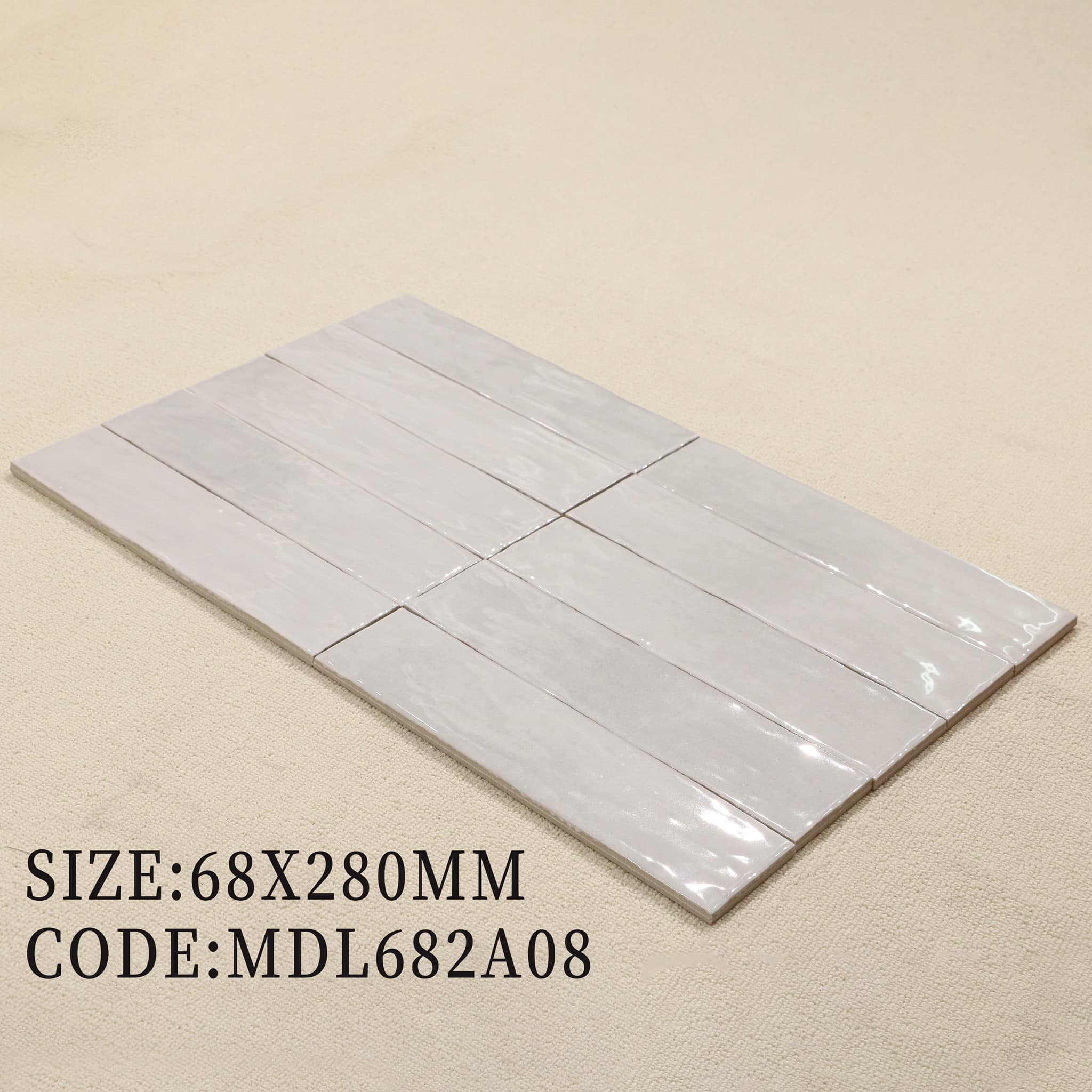 GẠCH TRANG TRÍ MEN BÓNG MẦU HỒNG SỮA